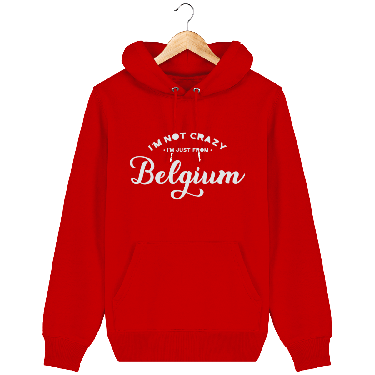 pull belge rouge humour