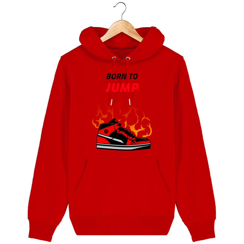 Unisex Hoodie Sweatshirt 350G/M² "Born to jump"