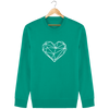 Sweat Col Rond - COEUR ORIGAMI