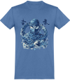 T-Shirt homme bleu - SAMURAÏ