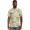 Chemise homme manches courtes à fleurs