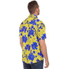 Chemise homme manches courtes à fleurs