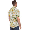 Chemise homme manches courtes à fleurs