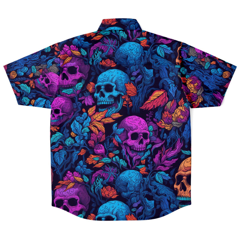 Chemise homme manches courtes - Têtes de mort