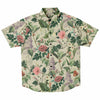 Chemise homme manches courtes à fleurs