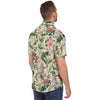 Chemise homme manches courtes à fleurs