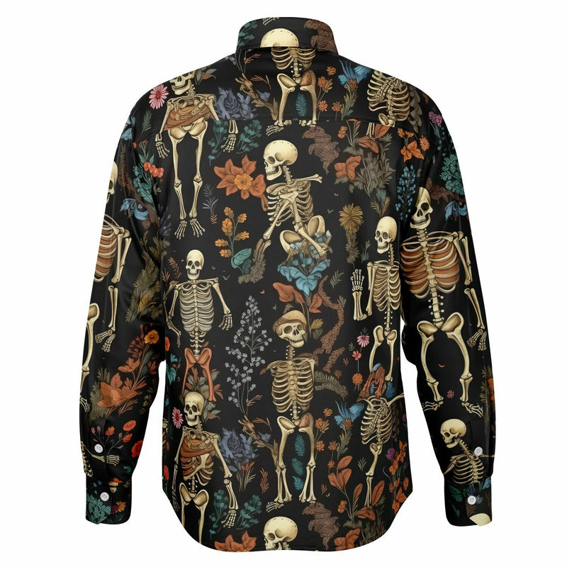 Chemise homme manches longues - "Skeleton"