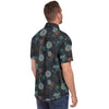 Chemise homme manches courtes - Fleurs Vintage