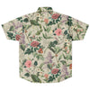 Chemise homme manches courtes à fleurs