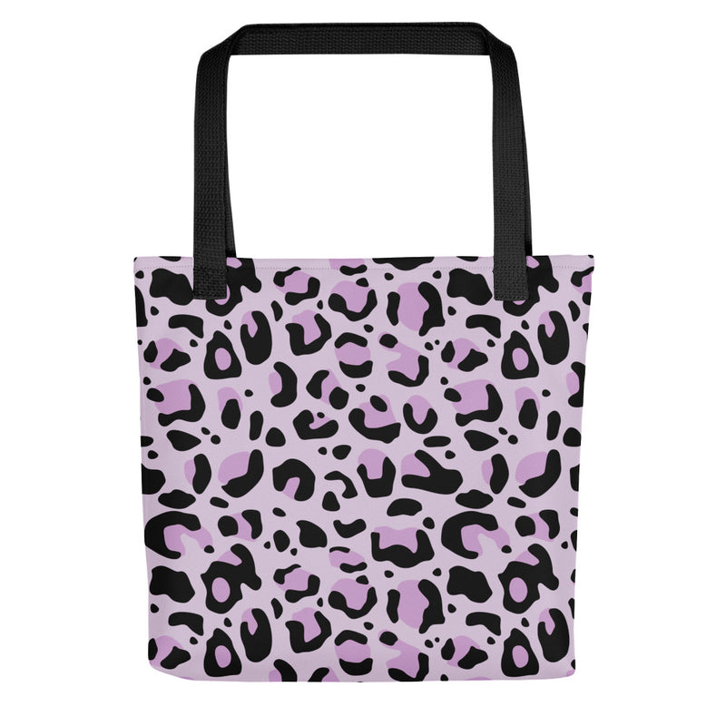 Tote bag Léopard Mauve