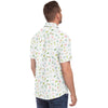 Chemise homme manches courtes à fleurs