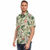 Chemise homme manches courtes à fleurs