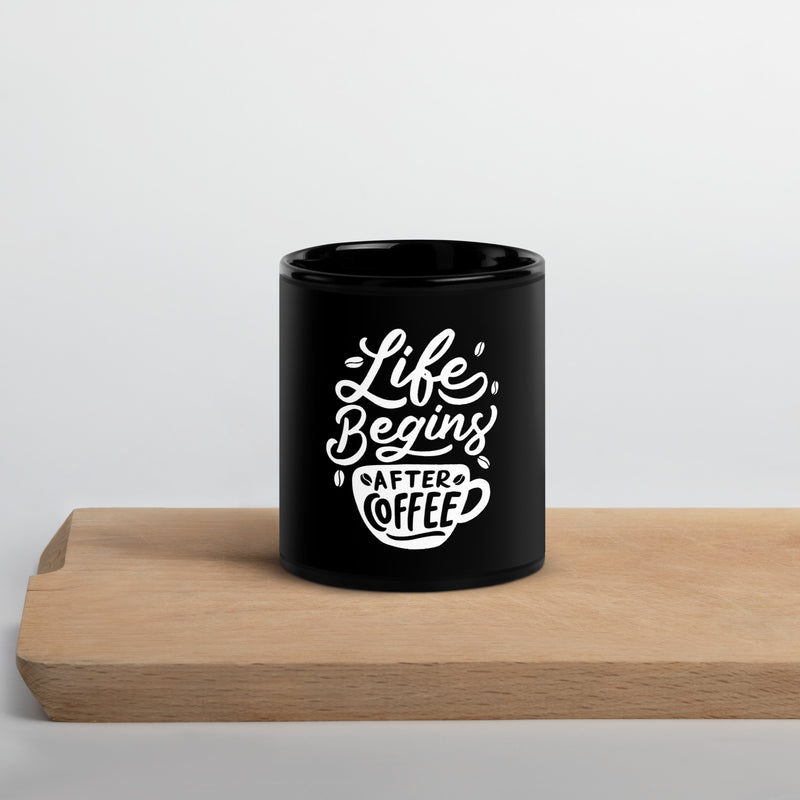 Mug brillant noir - Fan de café