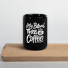 Mug brillant noir - Fan de café