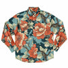 Chemise homme manches longue - Fleurs Hawaïen