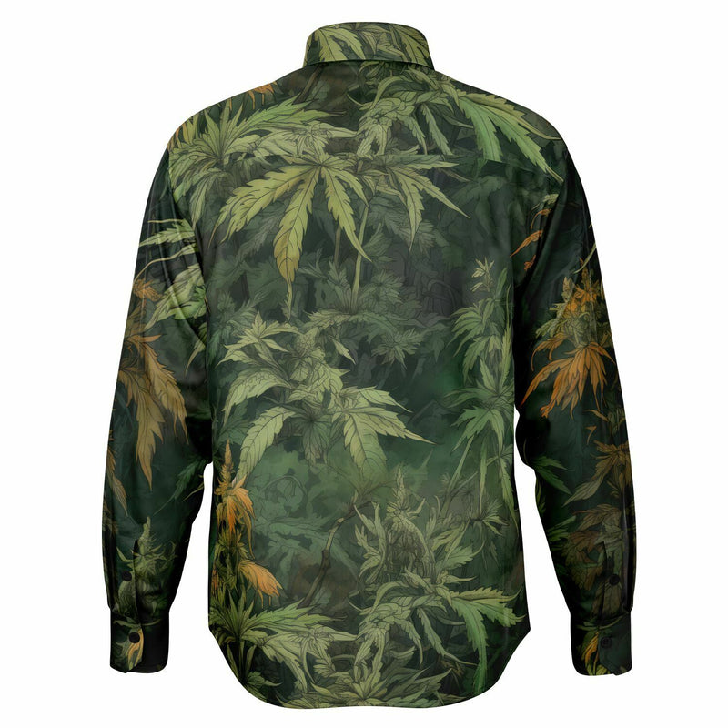 Chemise homme manches longues - Canna Weed