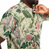 Chemise homme manches courtes à fleurs