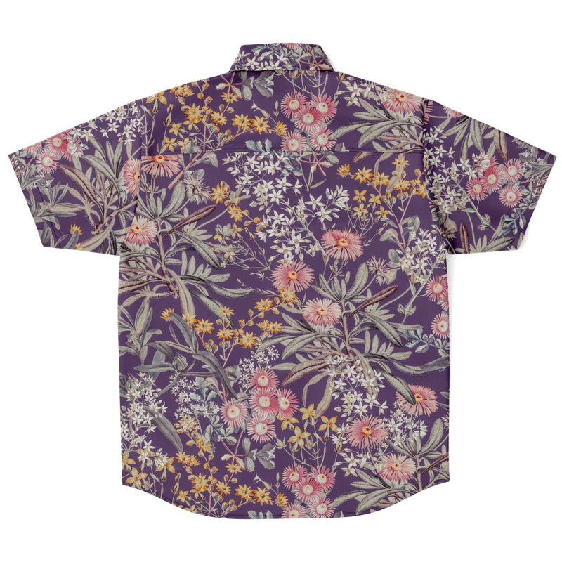 Chemise homme manches courtes - Fleurs