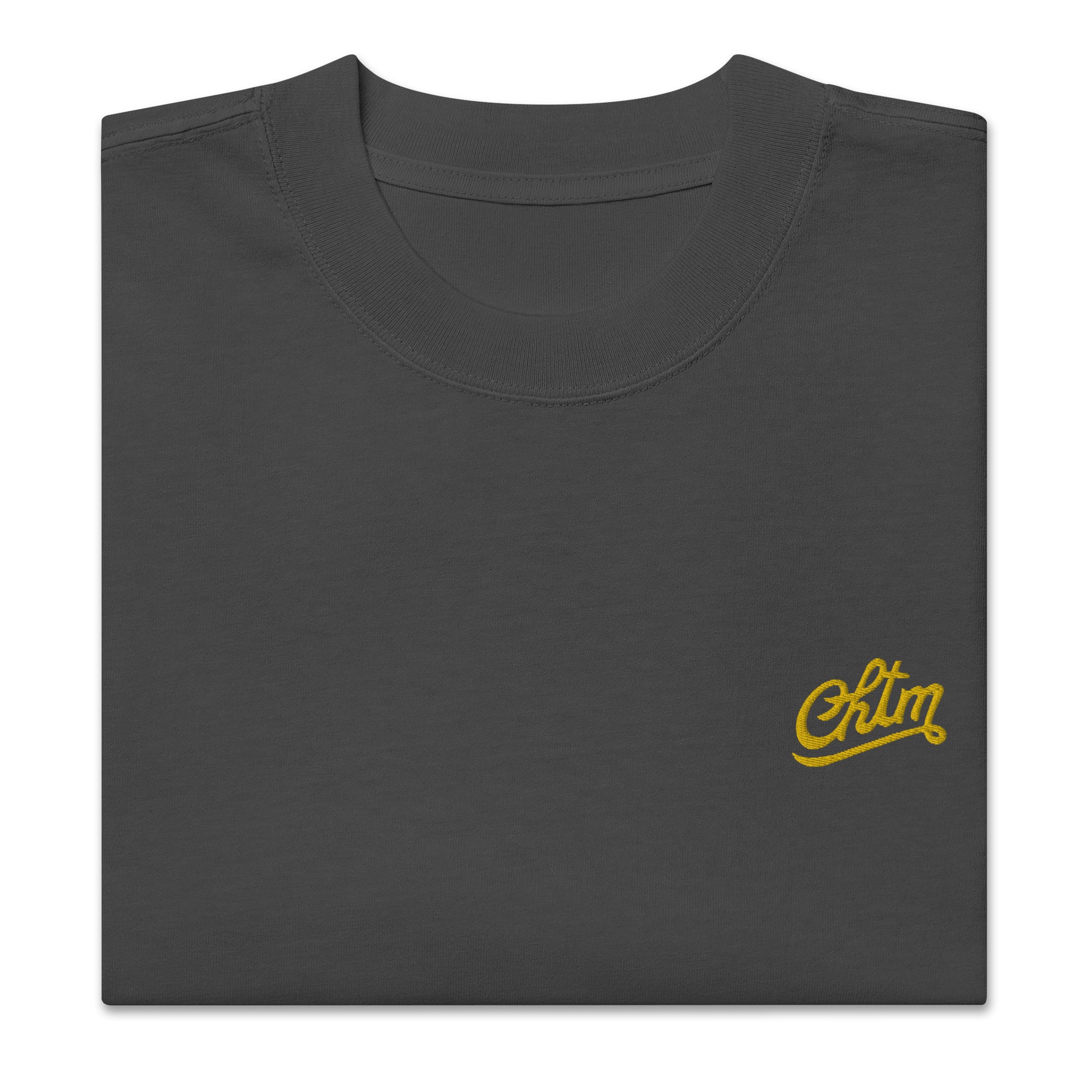 T-shirt oversize délavé brodé - CHT'M
