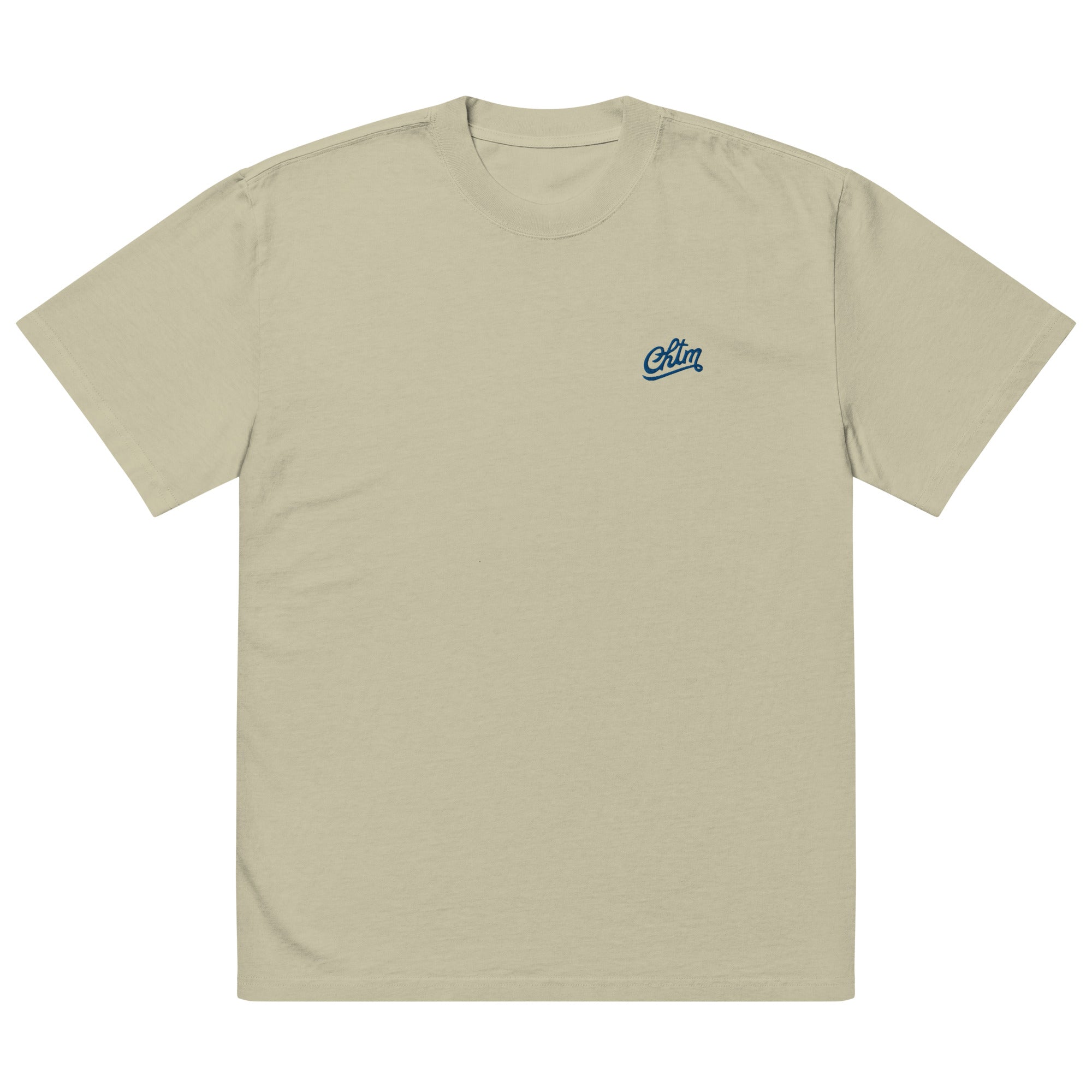 T-shirt oversize délavé brodé - CHT'M