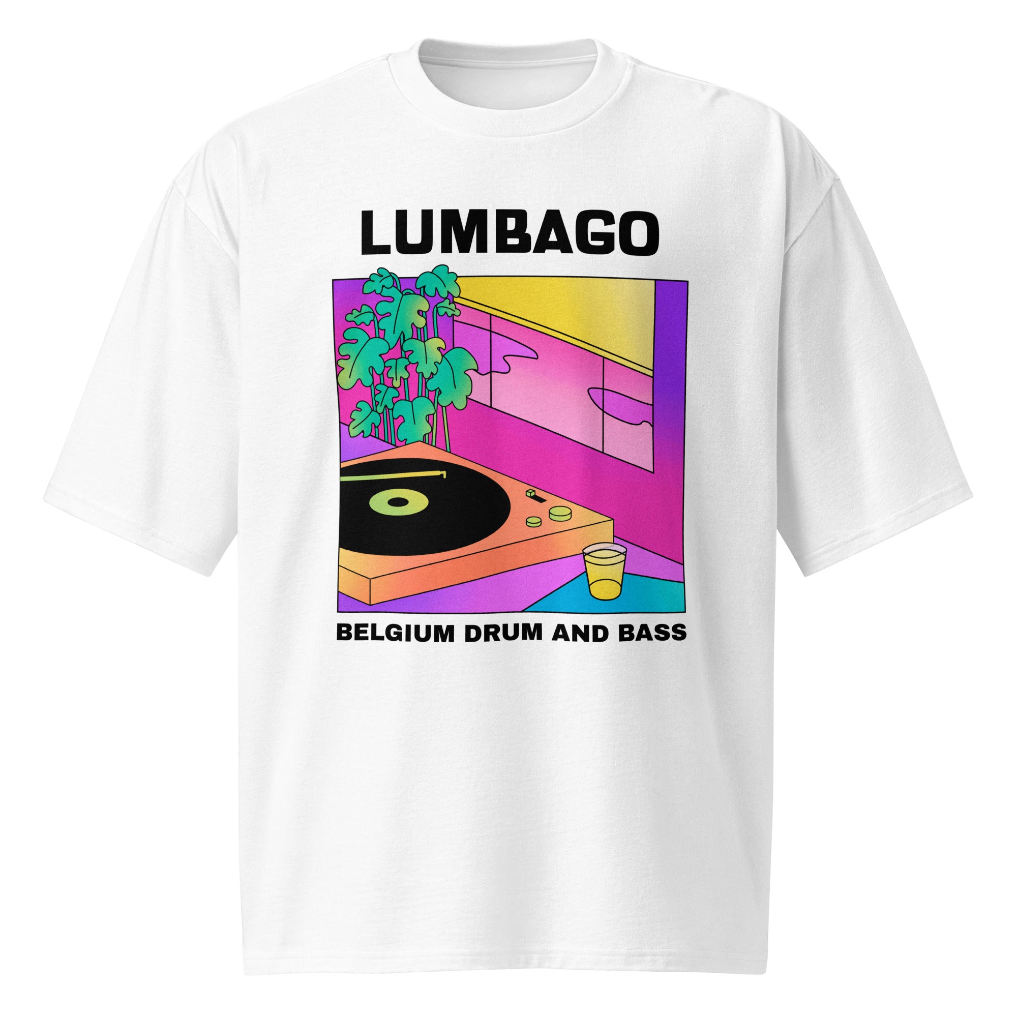 T-shirt lourd oversized - LUMBAGO