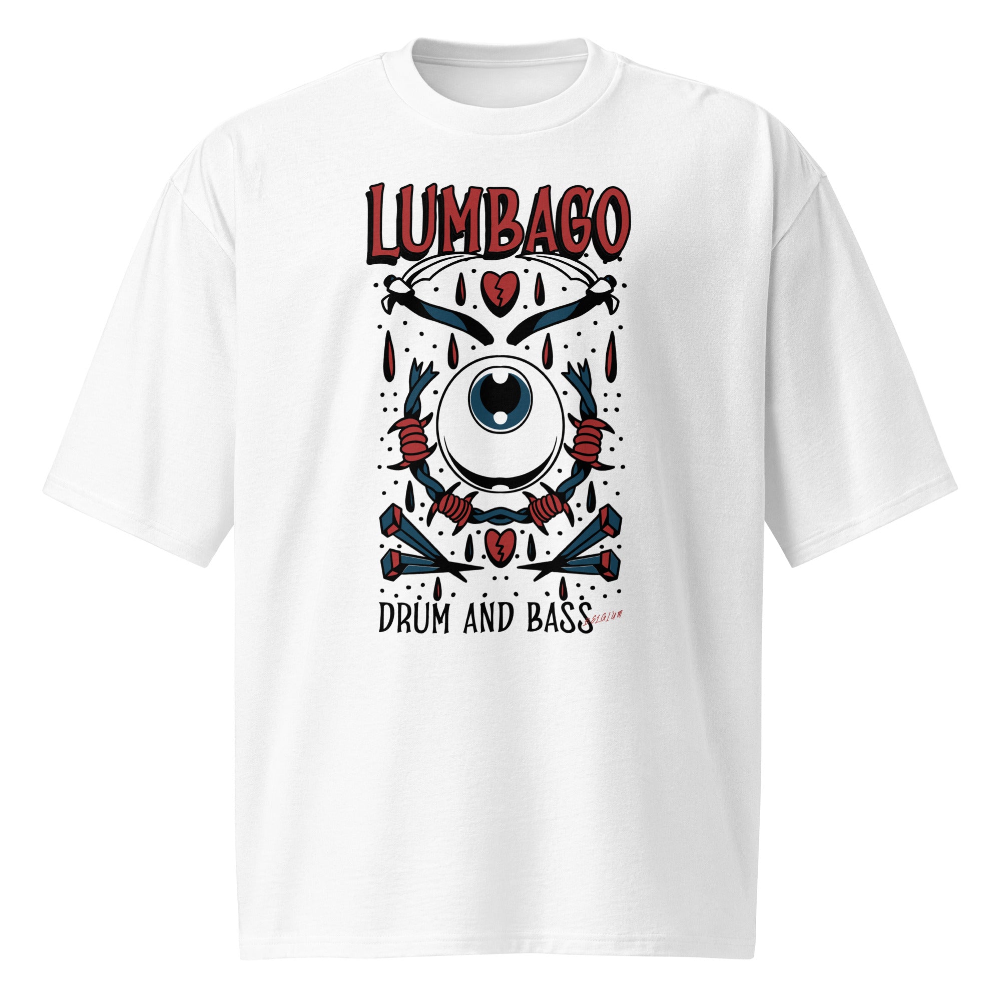 T-shirt lourd oversized - LUMBAGO