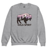 pull ados gris aventure noth face