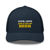 Casquette Trucker - LUCK LOVE AND A LOT OF BEER