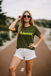 t shirt femme col cotele durable