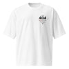 T-shirt oversized noir premium Error 404 Love Not Found