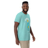 T-shirt homme teinté lourd unisexe - SMILING