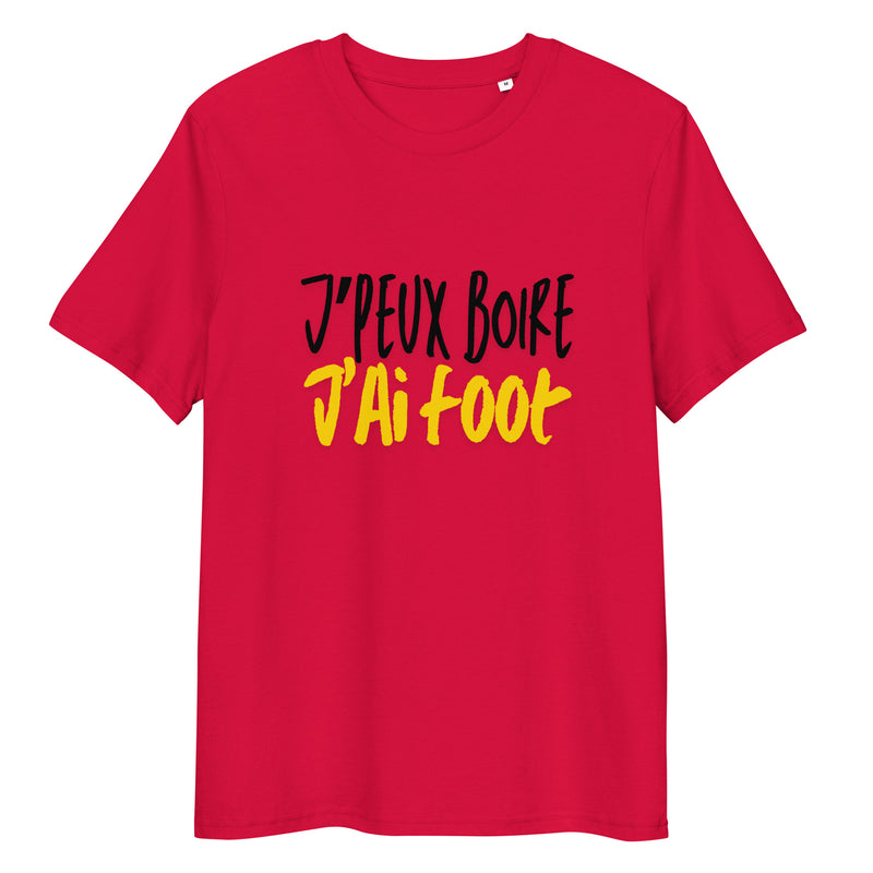 T-shirt Belge - "J'peux boire j'ai foot"