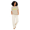 t shirt femme col cotele écologique Amour