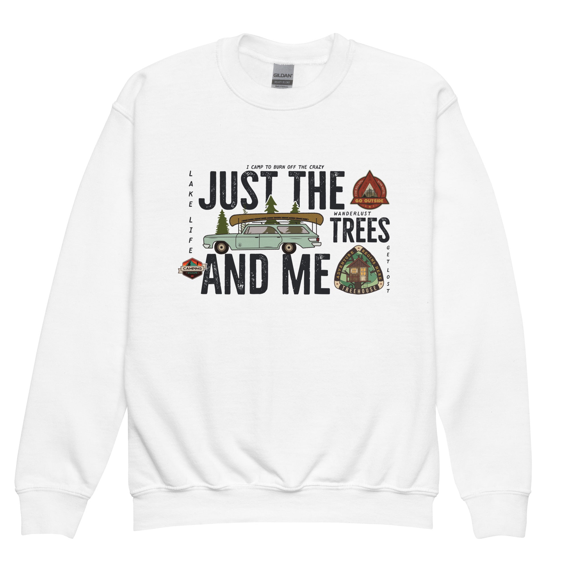 Pull enfant "Juste the trees and me"