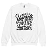 Pull enfant "Make yourself better than last year"