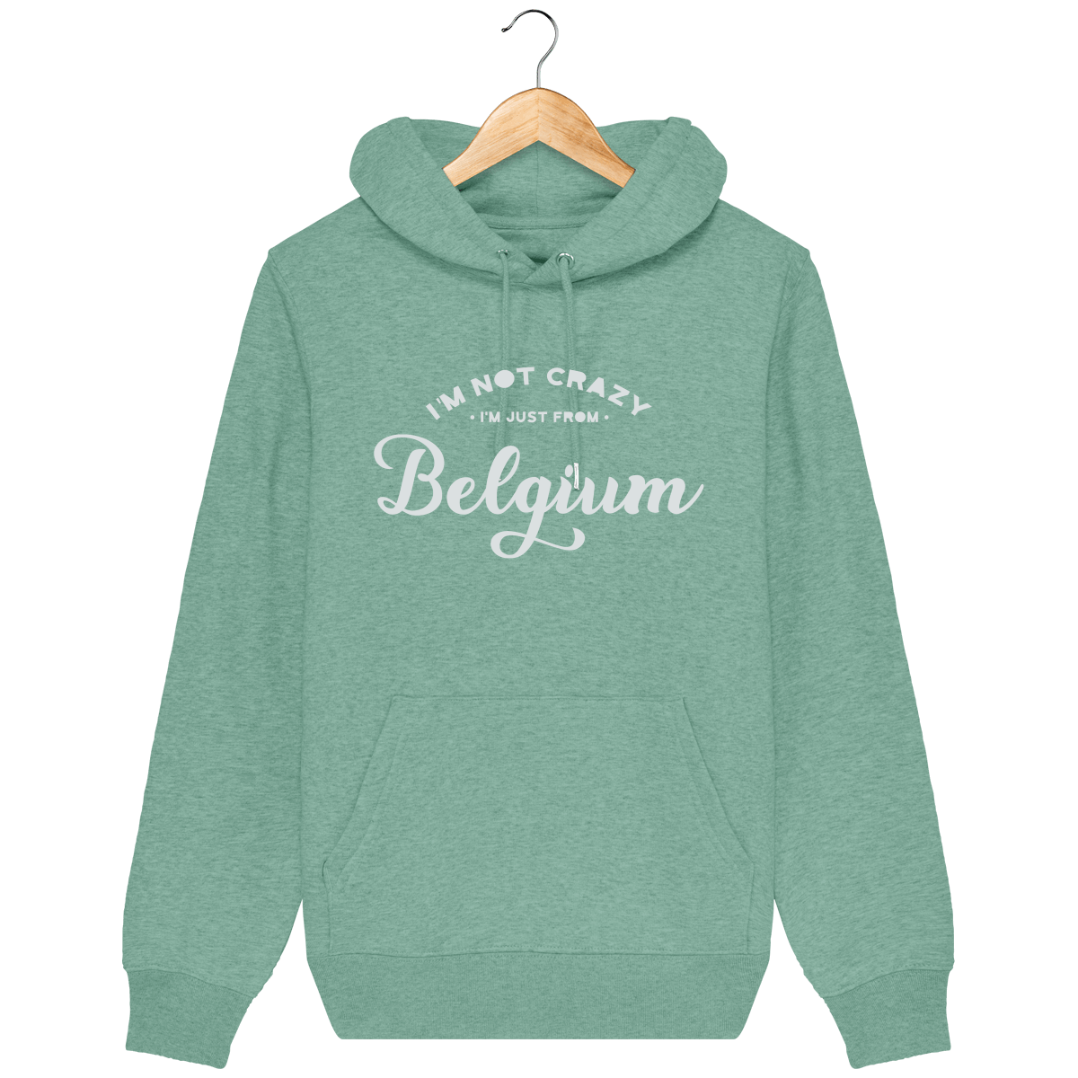Pull à capuche Belge - "I'm just from Belgium"
