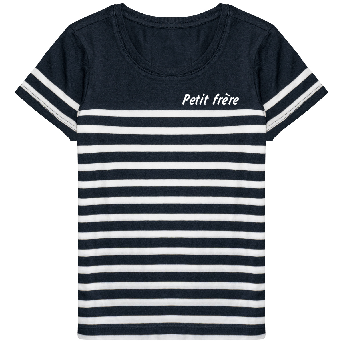 T-shirt Marin col rond Bio enfant - Petit frère