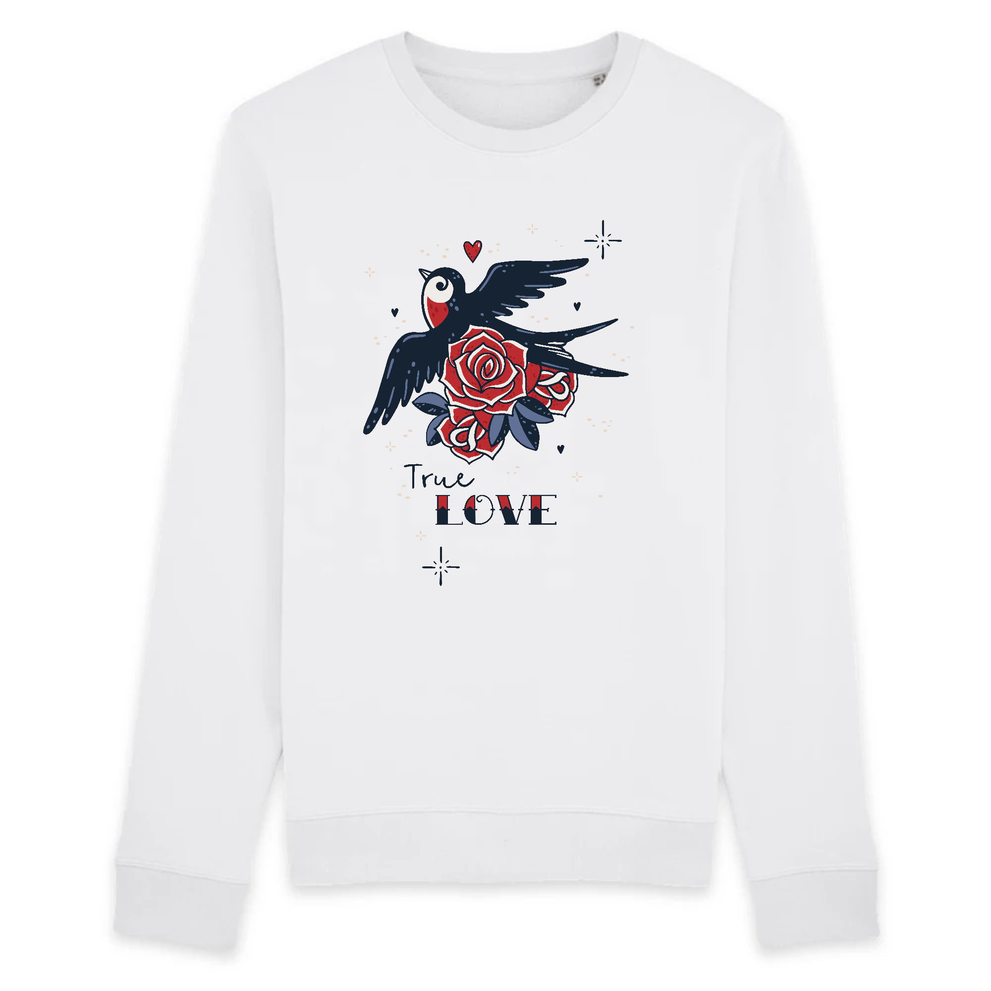 Pull col rond femme - TRUE LOVE