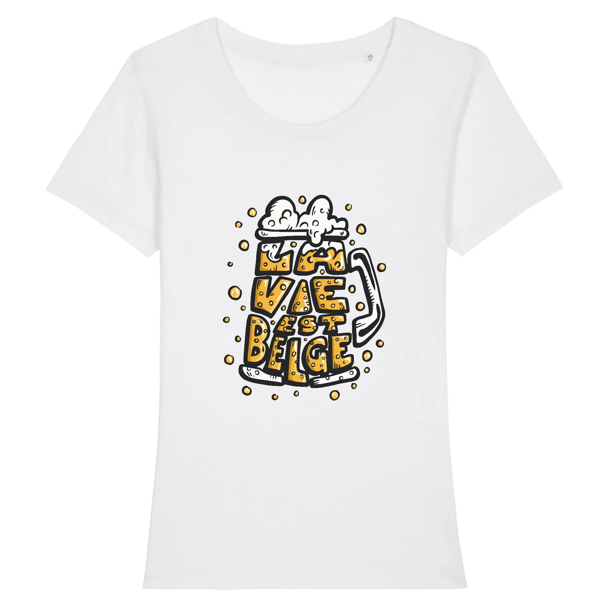T-shirt femme - LA VIE EST BELGE