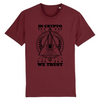 T-shirt - In Crypto We Trust -  from chtmboutique by T-Pop - bitcoin, crypto, HOMMES, money