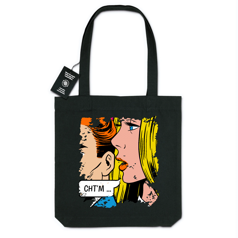 Totebag - BIO - 100% recyclé - CHT`M "COMICS"