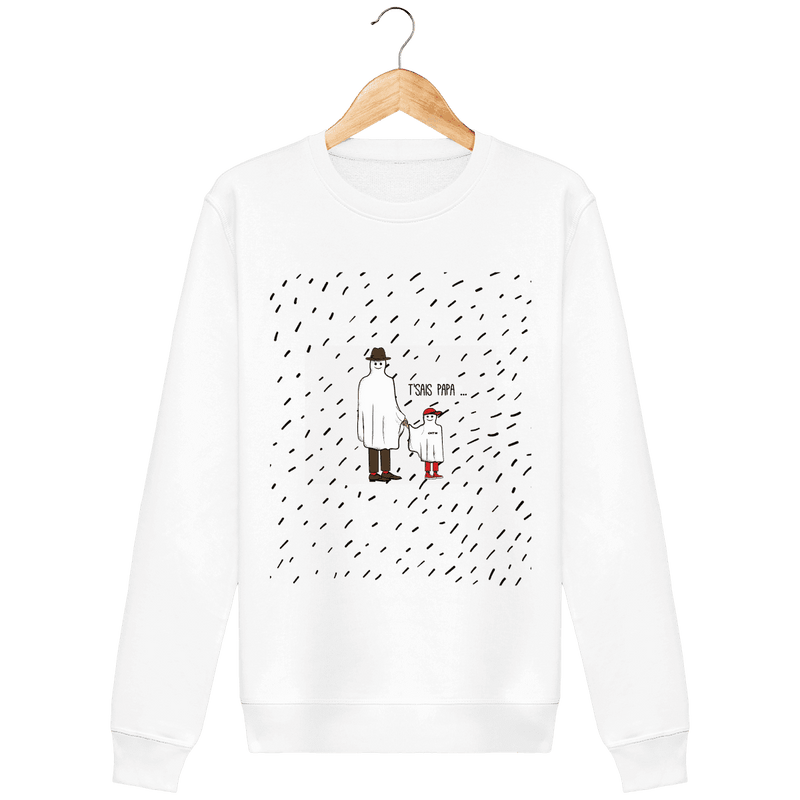 Sweat Col rond Unisex Stanley Stella Rise - T'sais papa ... CHT'M - chtmboutique