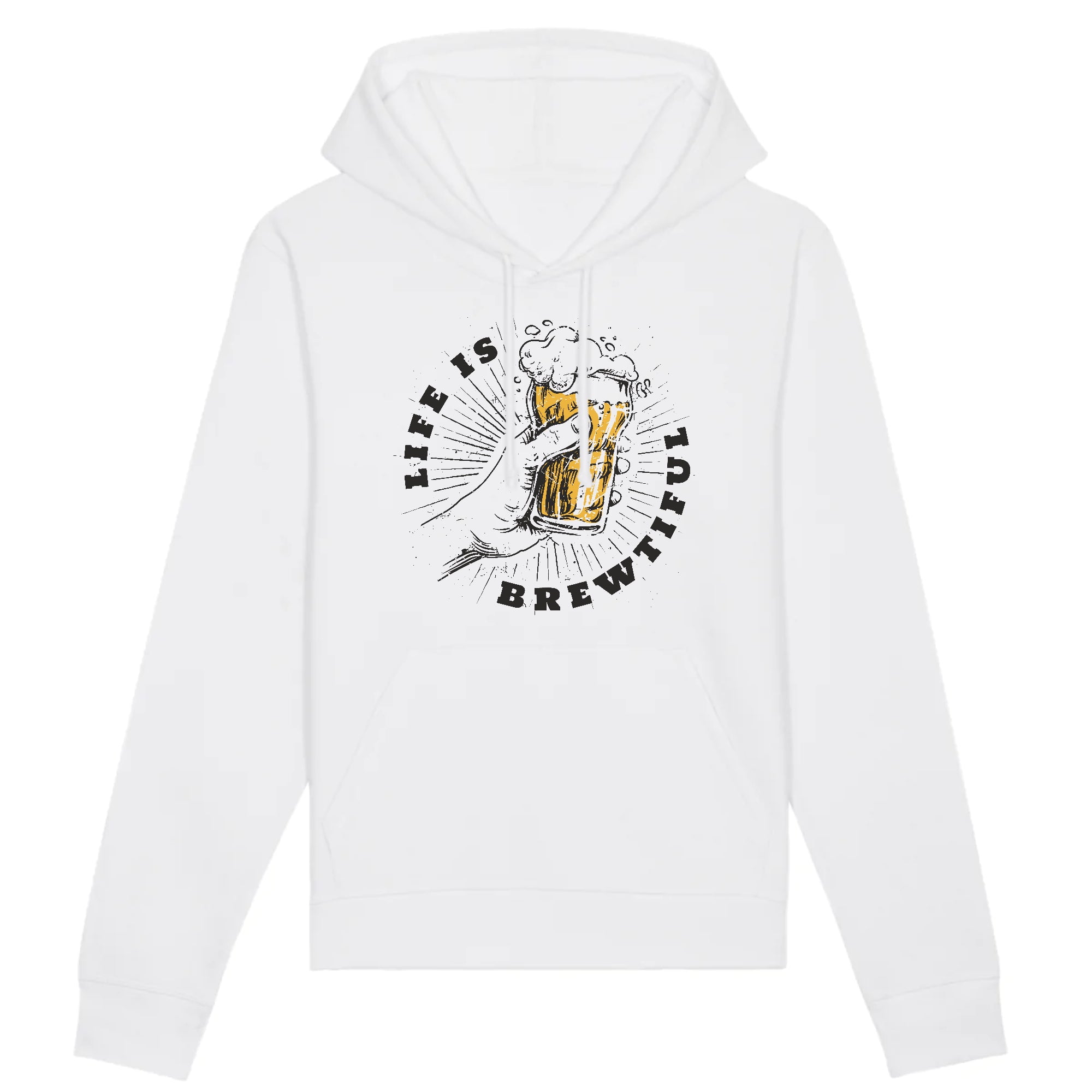 Pull à capuche - Life is brewtiful