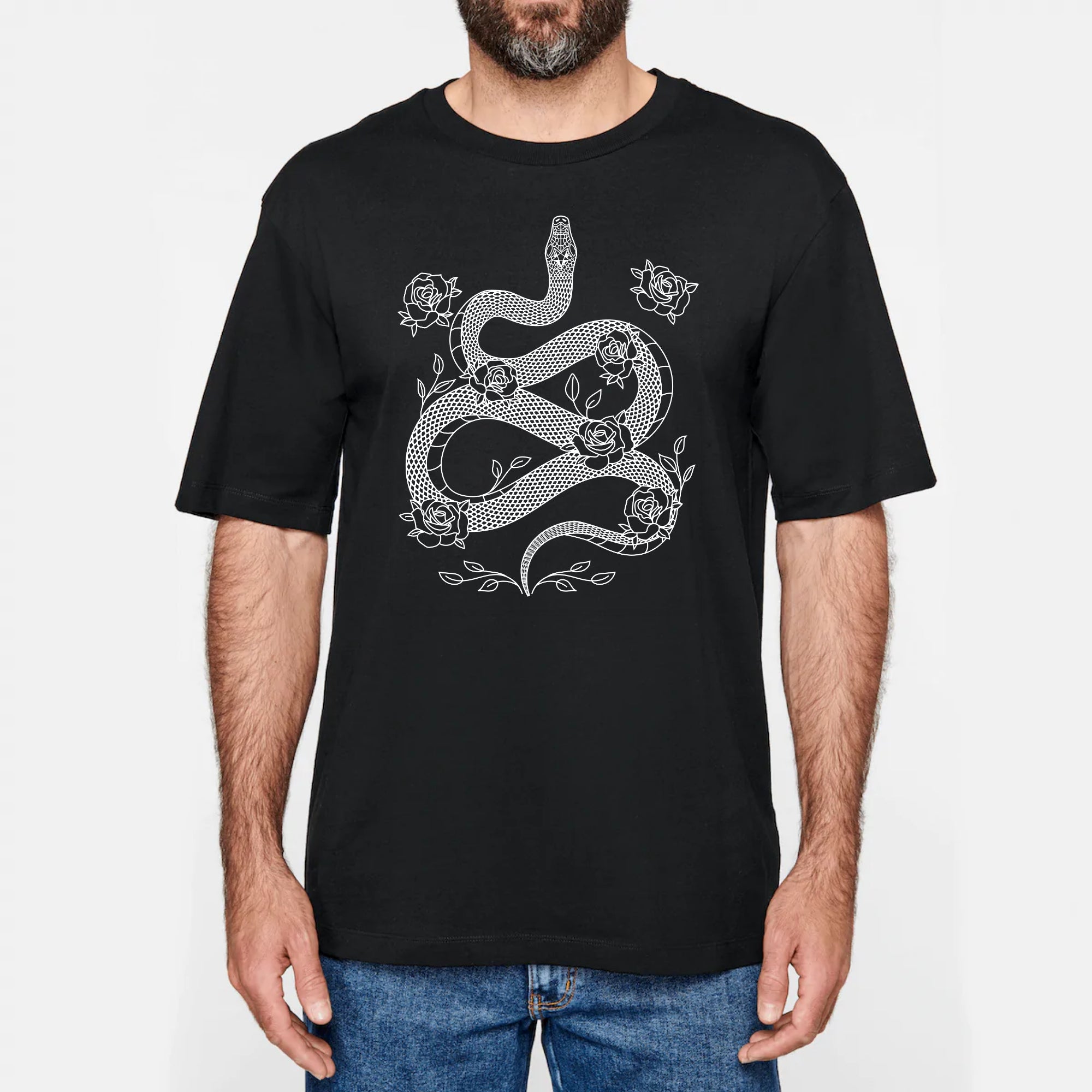 T-shirt oversize - Chinese dragon