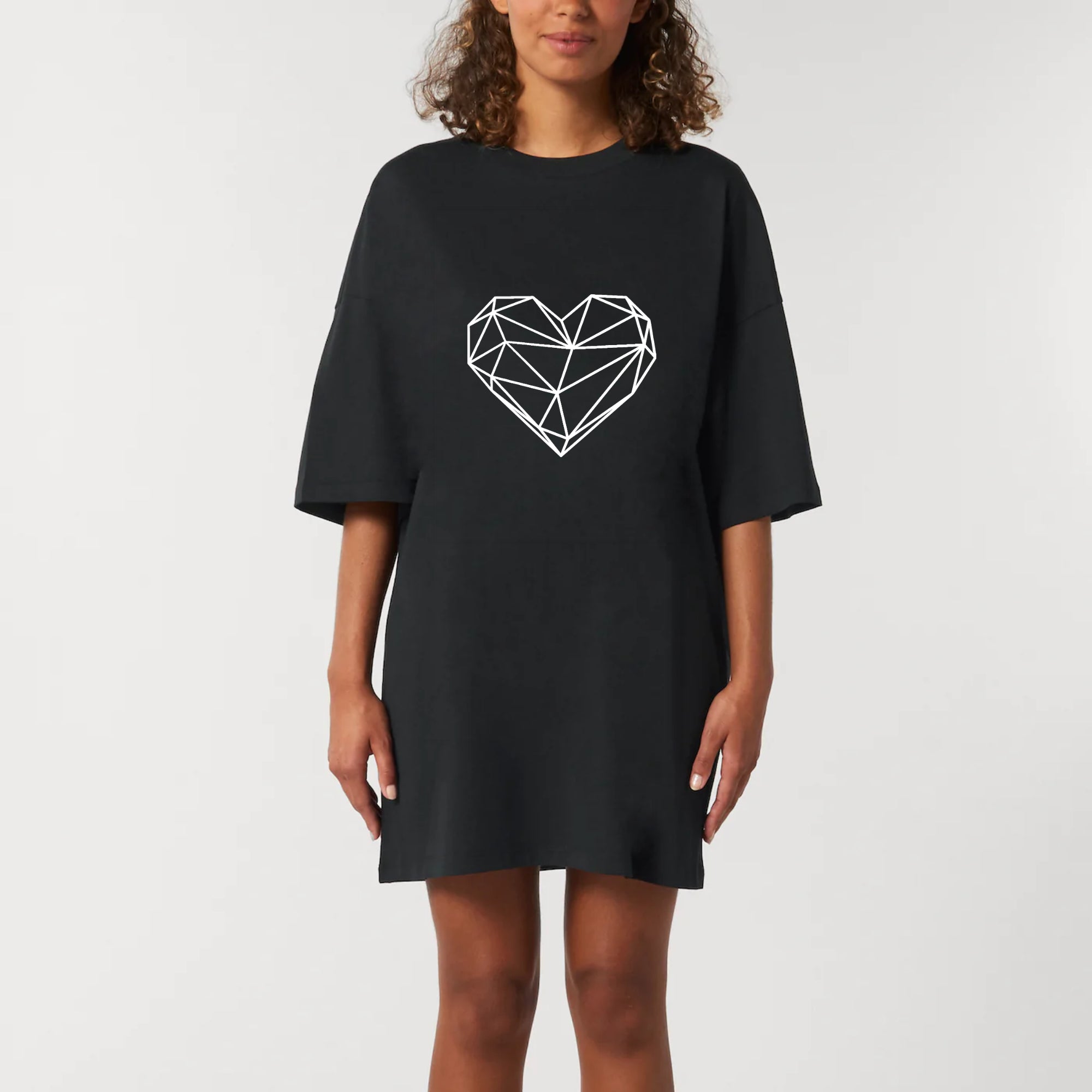 Robe T-shirt Femme - Coeur Origami