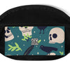 Sac Banane - TÊTE DE MORT -  from chtmboutique by chtmboutique - SAC BANANE, TETE DE MORT