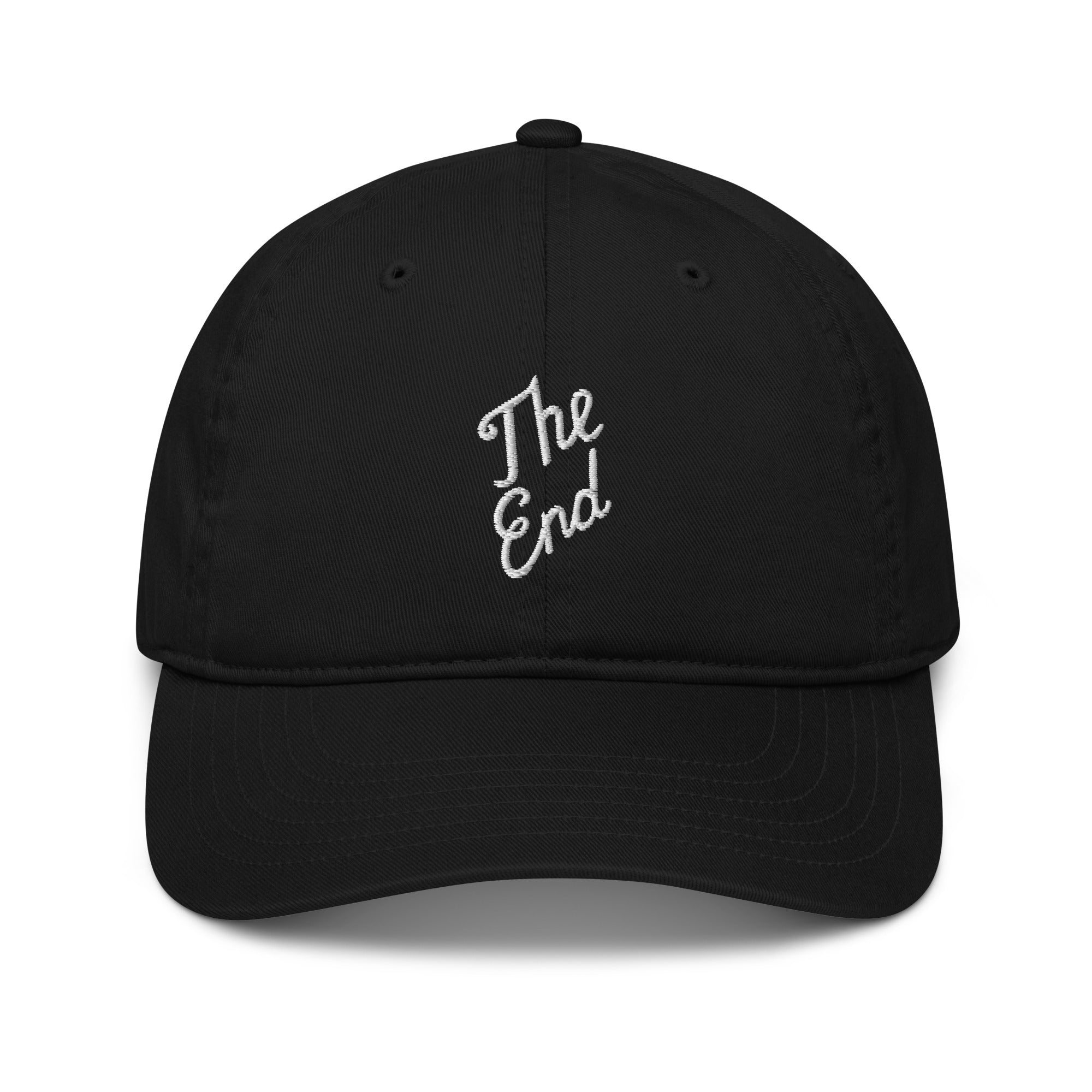 Casquette brodée - "THE END" -  from chtmboutique by chtmboutique - baseball, CINEMA, THE END