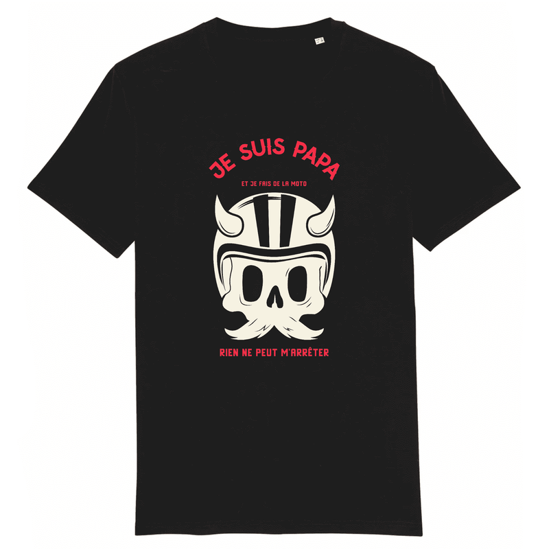 T-shirt - "Je suis papa et je fais de la moto"