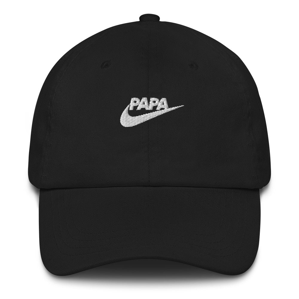 Casquette de Baseball - Parodie Nike "Papa just do it"