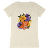 T-shirt femme - WOMAN WITH FLOWERS